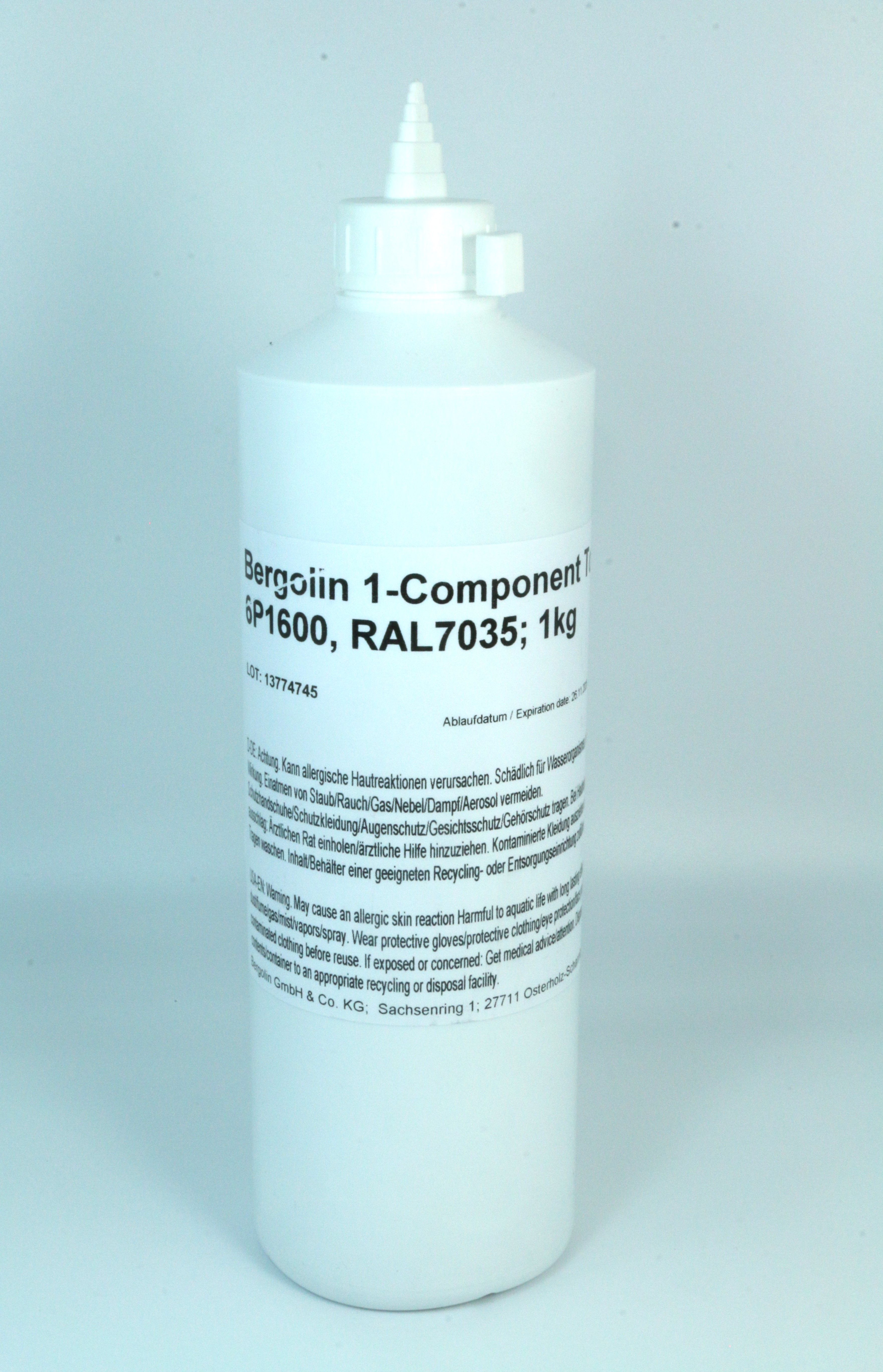 Bergolin 1-Component Topcoat  6P1600 